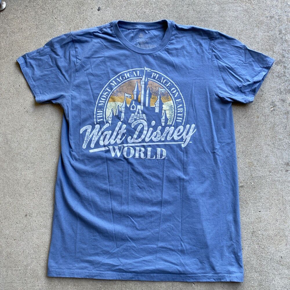 Walt Disney World Graphic Print T-Shirt Men's Large